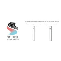 Stupell Industries Elegantni apstraktni lišće botaničke biljke uzorak kolaž 17, Dizajn Alberta Koetsier