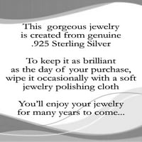 Ogrlica od imitacije dragog kamena u obliku zvijezde rezana brioletom od čistog srebra