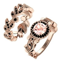 Cvjetni prsteni s dijamantima za prstenje za žene izvrsni pjenušavi prsteni nakit pribor