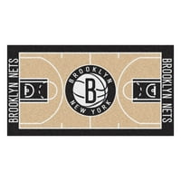 - Brooklyn Nets NBA Court Runner 24x44