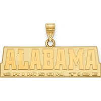 Privjesak od žutog zlata od 10 karata s logotipom Sveučilišta u Alabami srednje veličine, izrađen u SAD-u 1.077.