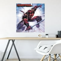 Zidni plakat u meniju-Deadpool-napad s gumbima, 22.375 34