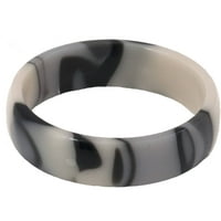 Polukružni crno-bijeli vrtložni prsten za slaganje