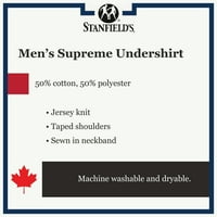 Muška majica od mješavine pamuka s izrezom u obliku slova U i majicom za pakiranje