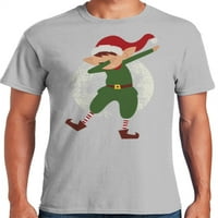 Grafička Amerika svečana božićna praznična vilenja Elf Smiješne muške grafičke majice