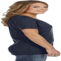 Ženska prozirna majica s izrezom u obliku slova u obliku slova u