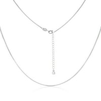 Ogrlica lanca Sterling Silver Link za žene djevojke BO lanac talijanskog lanca ogrlice