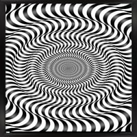 Zidni plakat s optičkom iluzijom u obliku zebre, uokviren 14.725 22.375