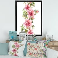 DesignArt 'Buket ljubičastog i ružičastog cvijeća II' Farmhouse uokvireni umjetnički tisak
