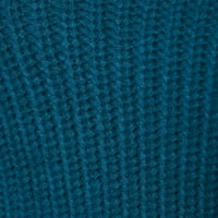 Terra & Sky Women's Plus Veličina Shaker Stitch Crewneck Pulover džemper