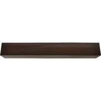 Ekena Millwork 4 H 8 D 60 W grubi Cedar Fau Wood Kamin Mantel, Premium Mahagoni