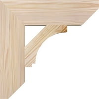 Ekena Millwork 1 2 W 14 D 14 H Imperial Slat Smooth Bracket, Douglas jel