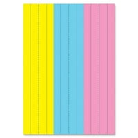 Rezanje magnetskih ružičastih plavo-žutih traka za prijedloge, 2,75 11