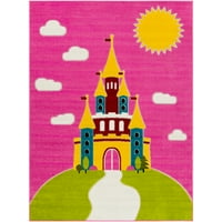 Umjetnički tkalci Shira Shira Svijetlo ružičasta 7'10 10 'Moderni dvorac pravokutnik prostirka prostirka
