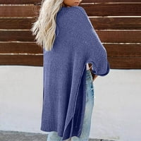 Ženski Džemperi-Kardigani, lagani džemperi s dugim rukavima, elegantne Ležerne široke tunike, vrhovi, košulje s dugim rukavima