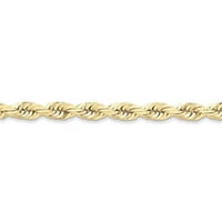 Ručno izrađeni lanac od žutog zlata s ručno izrezanim dijamantima