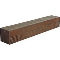 Ekena Millwork 4 H 4 d 60 W s pijeskom na drveni kamin Mantel, premium mahagoni