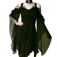 Ženska modna Sling haljina u gotičkom stilu Plus size nepravilna Maksi haljina za žene