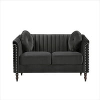 USPRIDEFURNIRURE HILLS HOLFED SUDINE BOAKLEAD 75.2 SOFA SOFA, CRNA