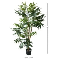 Čisti vrt umjetna palma od 5 stopa-lončana tropska lažna biljka