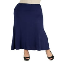Udobna odjeća Ženska jednobojna Maksi suknja s elastičnim pojasom