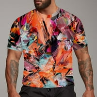 - Muške košulje za muškarce, modne majice s printom za odrasle od 3 inča, majice kratkih rukava, muška majica