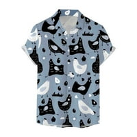 muška modna casual osobnost Uskrsni 3-inčni digitalni tisak zeko print Majica kratkih rukava T-Shirt
