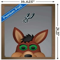 Zidni plakat maskote San Antonio Spurs - S. Preston Kojot, 14.725 22.375