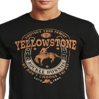 Majice s grafičkim po cijeloj površini Yellowstone Men 's & Big Men' s Stay Wild, 2 kutije, veličine S-3XL