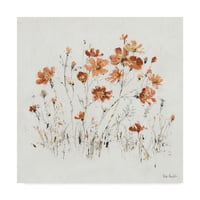 Zaštitni znak likovna umjetnost cvjetna platna umjetnost 'Wildflowers ii narančasta revizija Lisa