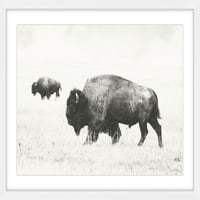 Pair Marmont Hill Buffalo Framed Wall Art, 30 45