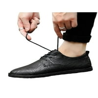 Izbor / muške udobne Ležerne ravne cipele; Cipele za hodanje na vezanje; Muške tenisice; lagani Okrugli Nožni prst u britanskom stilu;