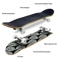 Besprijekoran dizajn površine s tradicionalnim japanskim ornamentom ulične skateboard ploče 31 98 mea