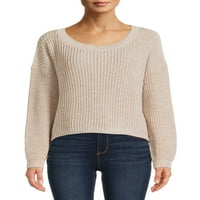 Ženski džemper od kabela s pletenim leđima