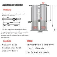 Kratka, gusta zavjesa za prozore, jednobojne zavjese na pola prozora, šipka za zavjese za blokiranje svjetla, kuhinjska nadstrešnica,