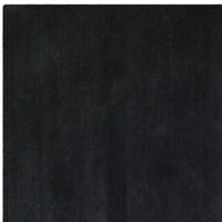 Ručno rađeni crni tepih iz kolekcije od 9610 inča