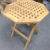 Sklopivi bistro stol od punog drveta, njega proizvoda: brušenje ako je potrebno, ukupna težina proizvoda: 12 lbs