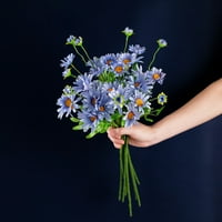 Umjetni cvjetovi tratinčice različiti cvjetni aranžmani za dom, hotel, ured, svatove, vrt, umjetnost i obrt