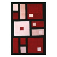 Moderni geometrijski tepisi, Crveni, 7 ' 6 '99'6