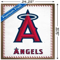 Los Angeles Angels - zidni poster s logotipom, 22.375 34