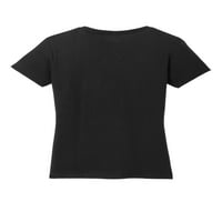 Ženska majica s izrezom i kratkim rukavima u obliku slova U, veličina do 3 inča u obliku slova U, u obliku slova U, u obliku slova