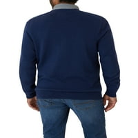 Kragovi muški pamučni gumb Prednji kardigan džemper- Veličine XS do 4xb