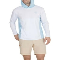 Muška dvobojna majica s kapuljačom s kapuljačom s UV zaštitom