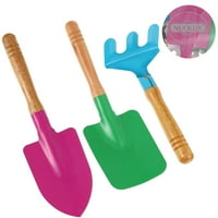 Dječji alati za plažu, dječje igračke s pijeskom za plažu, Pribor za sigurno vrtlarenje na plaži, lopatica, grablje i lopata za djecu