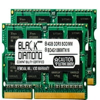 8 GB RAM-a od 2 do 4 GB za nadogradnju memorijskog modula od 204 do 1066 MHz od