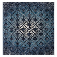 Polipropilenski tepih u Crnoj, plavoj i Bjelokosti