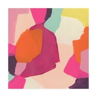 Zaštitni znak likovna umjetnost 'Pink Slip I' Canvas Art do lipnja Erica Vess