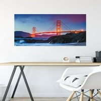 Čuda svijeta - zidni poster mosta Golden Gate, 22.375 34