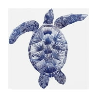 Zaštitni znak likovna umjetnost 'Marine Turtle II' platno umjetnost od Grace Popp