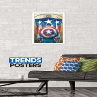 Comics Comics-Captain America-75. plakat na zidu, 14.725 22.375